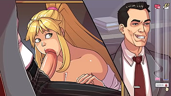 Chefe sortudo recebe boquete de secretária