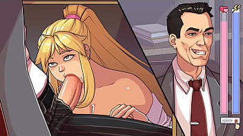 Chefe sortudo recebe boquete de secretária