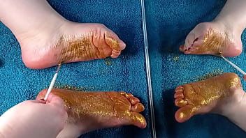 Feetfetish video my foot pampered with oil