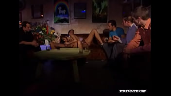 Sarah has a massive amount of goo dropped all over her