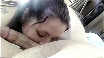 Deepthroats gags and gets her face covered in cum remaster