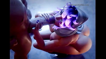 Goddess of the hunt milks your dick