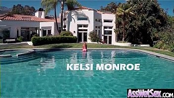 Anal hard sex scene with slut big ass oiled girl kelsi monroe video 30