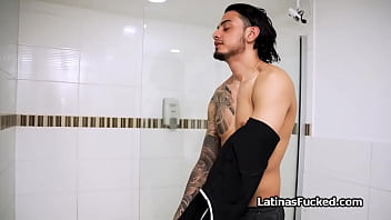 Big dicking the spicy latina neighbor while all wet