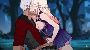 Hentai game yraselle handjob scene