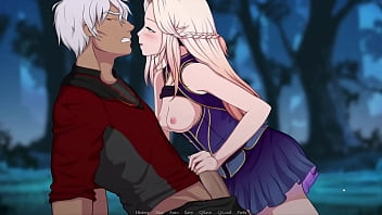 Hentai game yraselle handjob scene