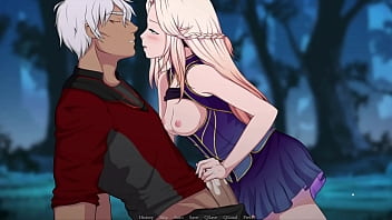 Hentai game yraselle handjob scene