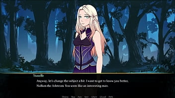 Hentai game yraselle handjob scene