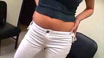 Shawnie looks great sitting on her chair wearing