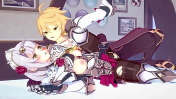 Noelle gives aether an intense fucking genshin impact sex