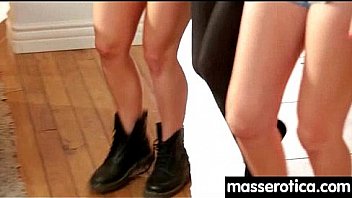 Sensual lesbian massage leads to orgasm 15