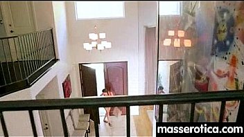 Sensual lesbian massage leads to orgasm 15