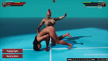 Lillith vs charlotte nf3d video game lesbian sex combat