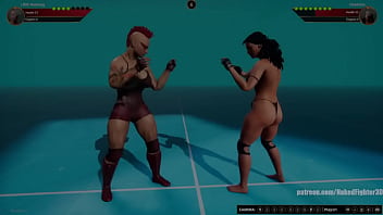 Lillith vs charlotte nf3d video game lesbian sex combat