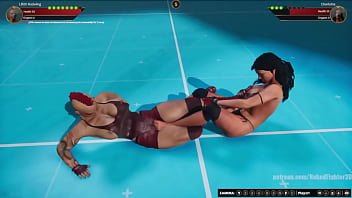 Lillith vs charlotte nf3d video game lesbian sex combat
