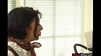 This slutty ass mature get right cock