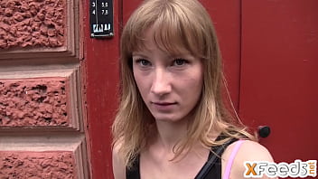 Girl with fair hair looks modest but gets nailed so easily