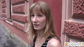 Girl with fair hair looks modest but gets nailed so easily