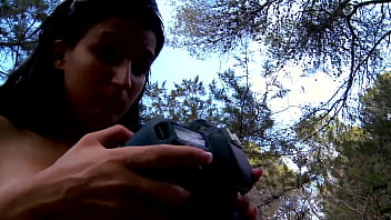 Amateur picked up for outdoor sex