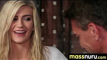 Sexy body gets a happy ending massage 11