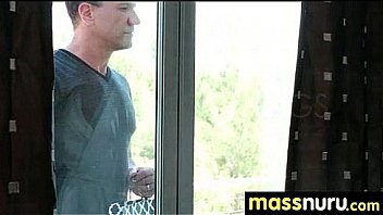 Sexy body gets a happy ending massage 11