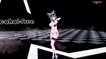 Mmd r18 a ining spirit cat shiba gun cat cheshire cat version
