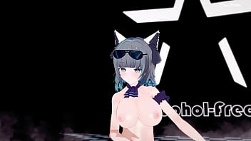 Mmd r18 a ining spirit cat shiba gun cat cheshire cat version
