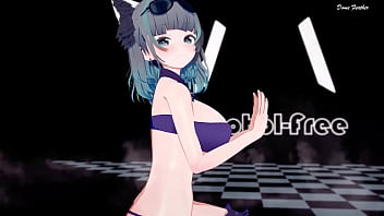 Mmd r18 a ining spirit cat shiba gun cat cheshire cat version