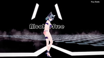 Mmd r18 a ining spirit cat shiba gun cat cheshire cat version