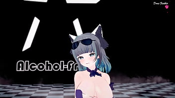 Mmd r18 a ining spirit cat shiba gun cat cheshire cat version
