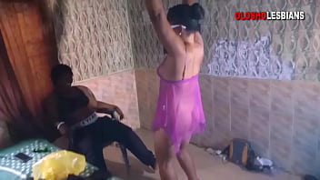 Olosho lesbians horny lesbians shows off her new clothes and finally seduce me into girl on girl fun