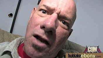 Ebony Cum Slut Hottie Bukkake Party 27 thumbnail