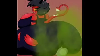 Demon girl fart