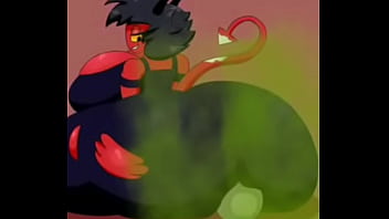 Demon girl fart
