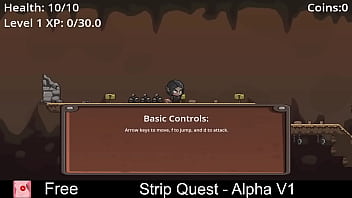 Strip quest alpha v1 free game itchio adventure platformer role playing