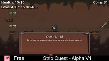 Strip quest alpha v1 free game itchio adventure platformer role playing