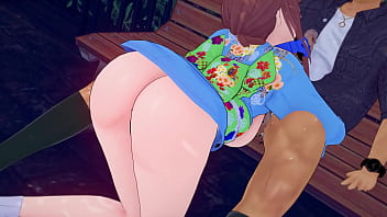 三玖浴衣えっち高画質