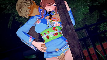 三玖浴衣えっち高画質