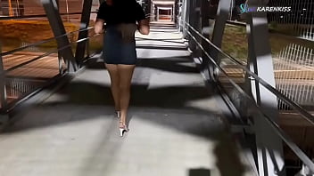 Transei na rua enquando o corno esperava no carro karen kiss