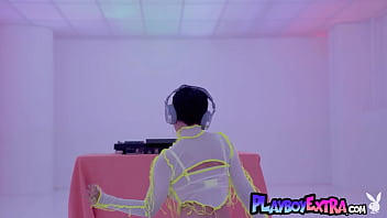 Smoking hot latin beauty teasing in her slutty lingerie and posing naked