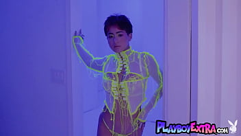 Smoking hot latin beauty teasing in her slutty lingerie and posing naked