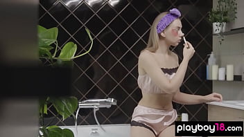 Bombastic busty blonde beauty relaxing in the bath Bombastic busty blonde beauty relaxing in the bath
