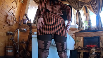 Milfycalla fucked in ripped pantyhose & downjacket by her boss – office cheating fetish ep 248 preview