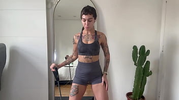 Exercising with warm up and stretch training