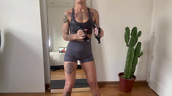 Exercising with warm up and stretch training