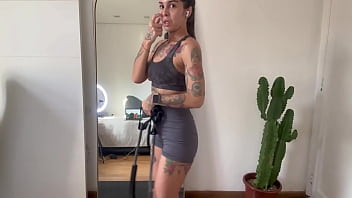 Exercising with warm up and stretch training