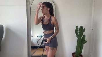 Exercising with warm up and stretch training