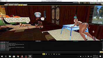 Preparando el culo de giselle