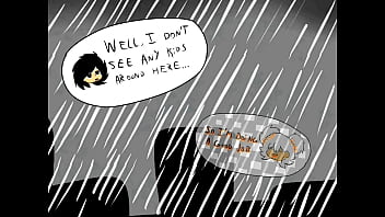 Embarrassed naked female animation parody