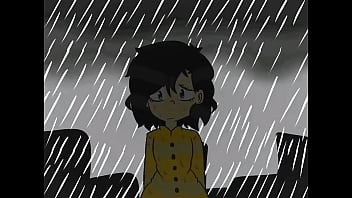 Embarrassed naked female animation parody